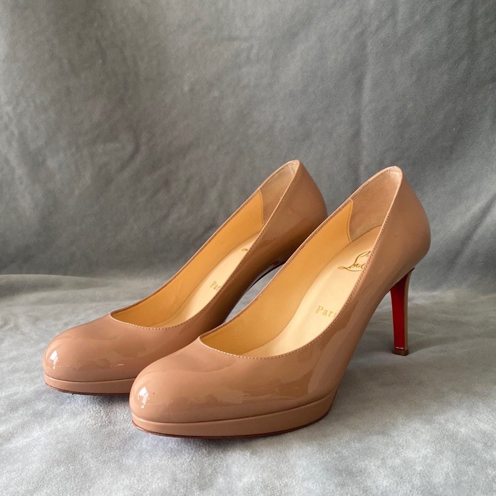 Christian Louboutin high heels in nude size EU 37.5